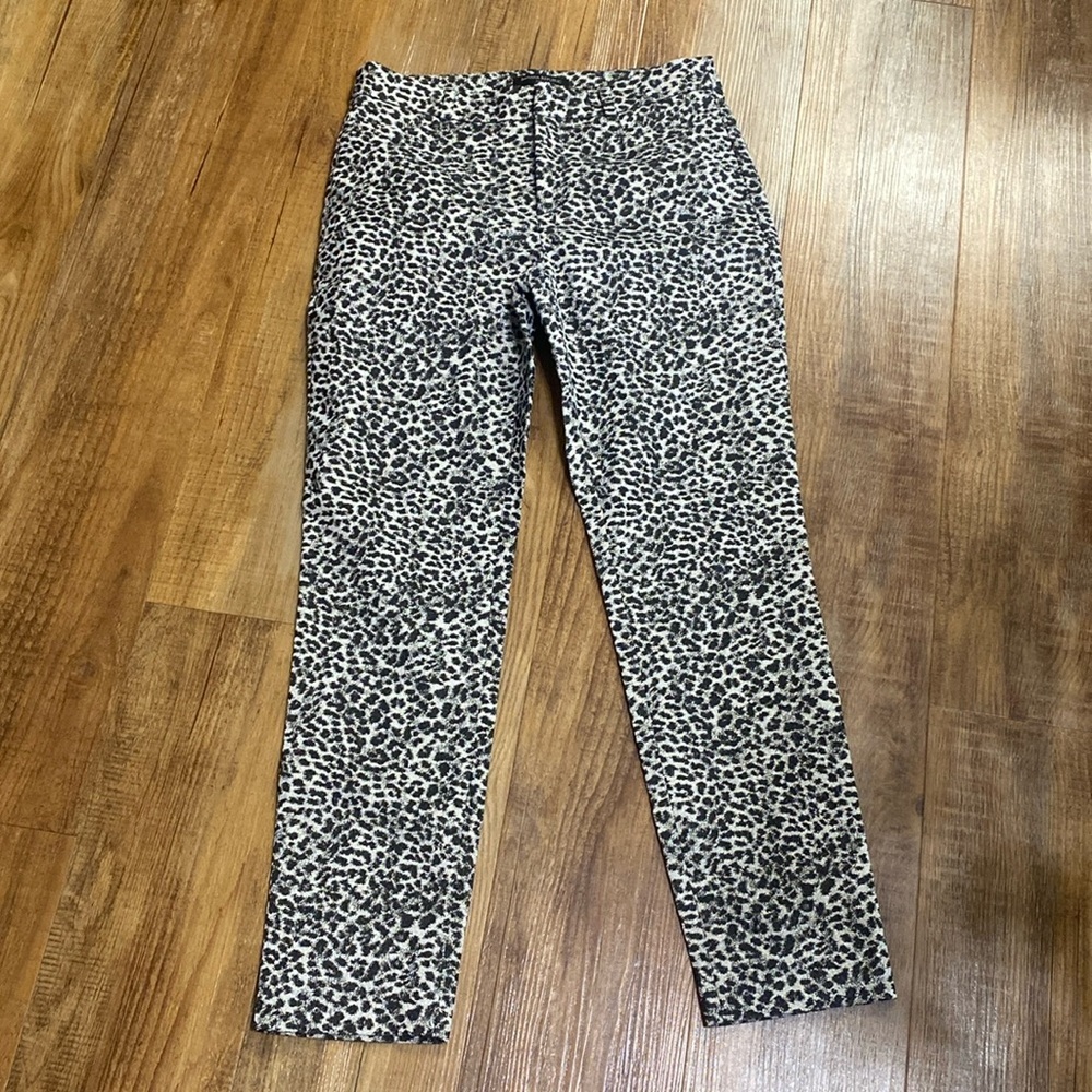 Banana Republic Sloan pants cheetah print size 4